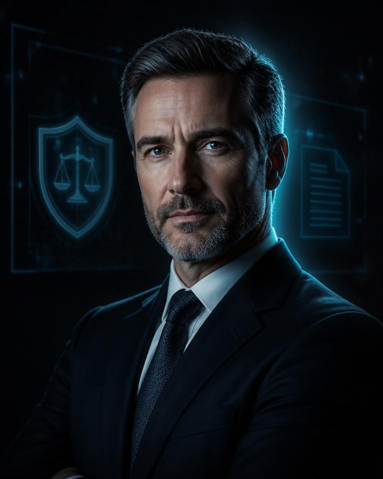 Retrato del Agente Legal, de Cumplimiento y Contratos